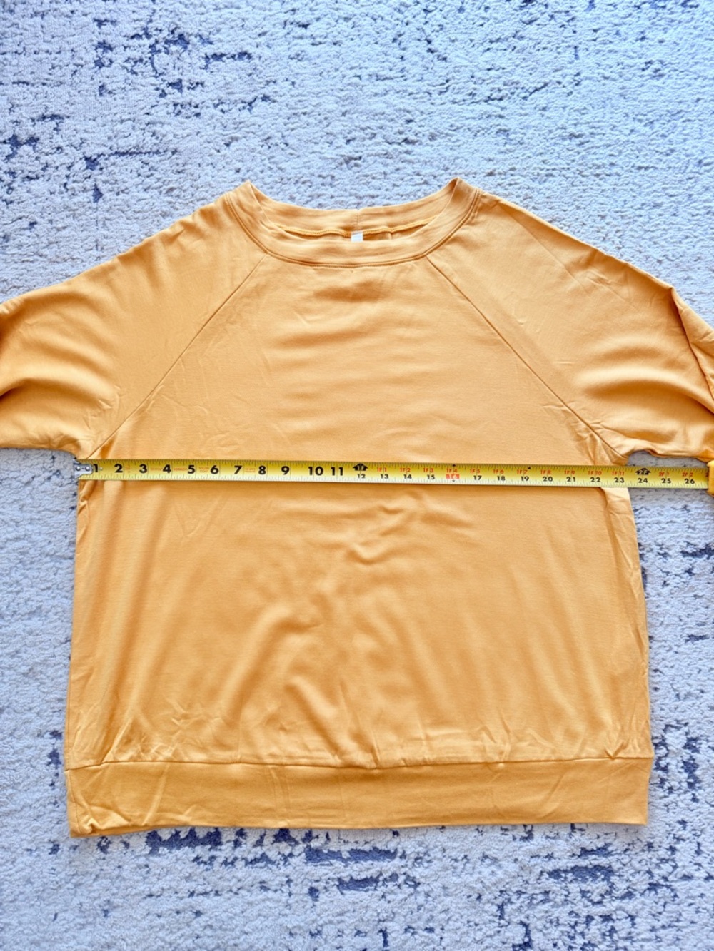 NWOT-Mustard Yellow Soft Lounge Set - Relaxed Top & Drawstring Pants SZ 2X - Picture 4 of 15